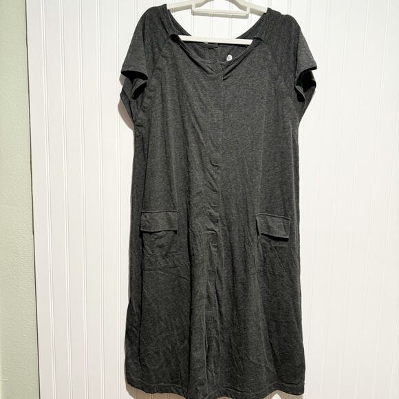 Kindred Bravely Gray Universal Labor Delivery Gown Size Small - Picture 2 of 6